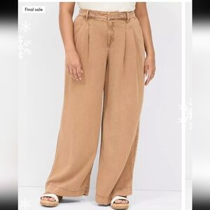 Lane Bryant,Wide-Leg Trouser Fluid Jean, Size 18